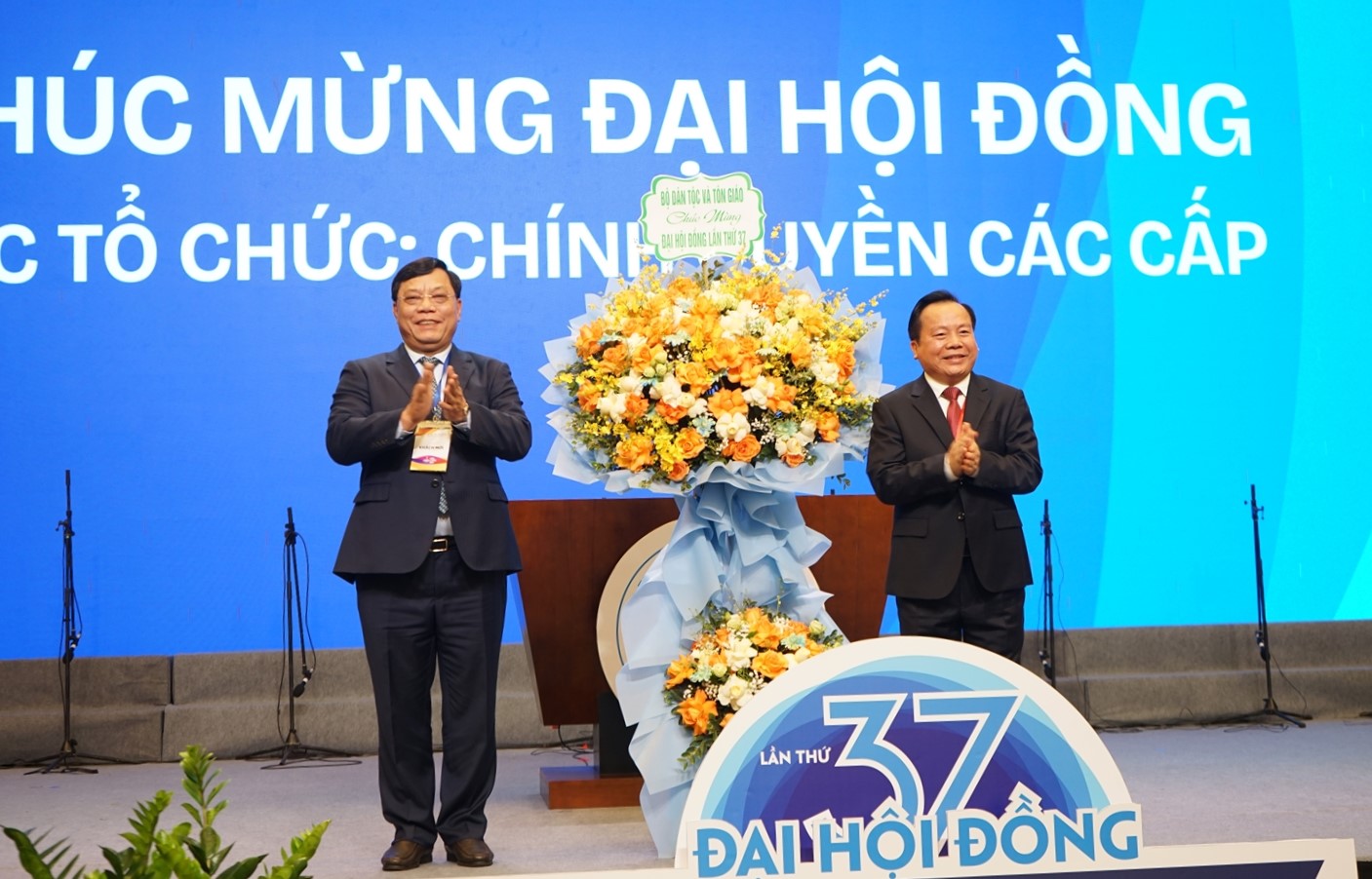 Thứ trưởng Nguyễn Hải Trung chúc mừng Đại hội đồng Tổng hội lần thứ 37 Hội thánh Tin lành Việt Nam (miền Bắc)